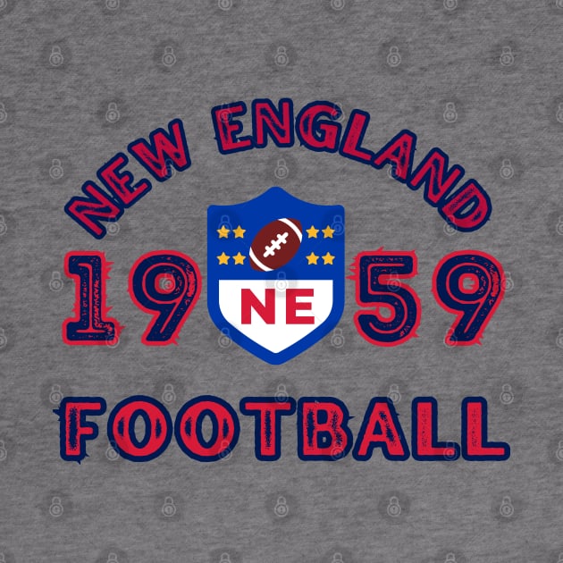New England Football Vintage Style by Borcelle Vintage Apparel 